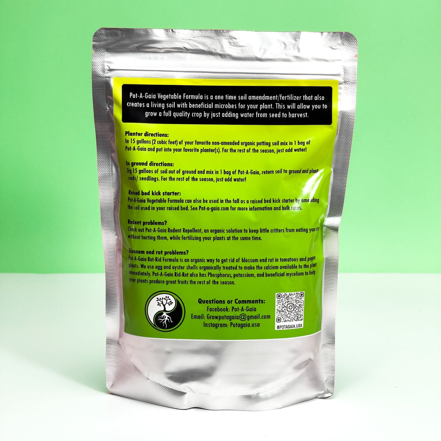 Vegetable Formula